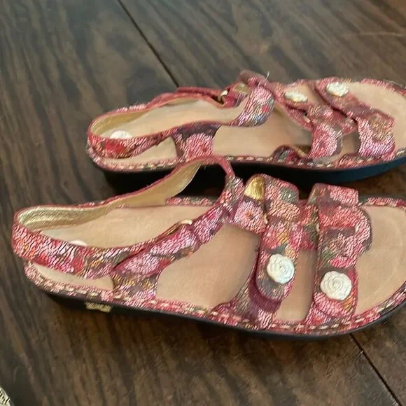 Alegria size 41 sandals great for being on your feet all day boho floral… - Picture 2 of 12